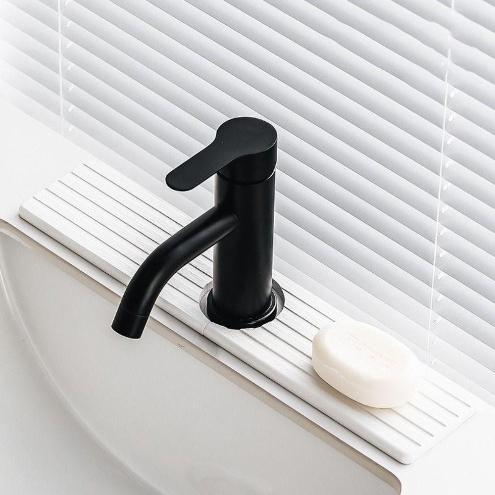 Rectangular Washbasin Quick Dry Hard Mat Anti-slip Quick-drying Sink Pad  Countertop