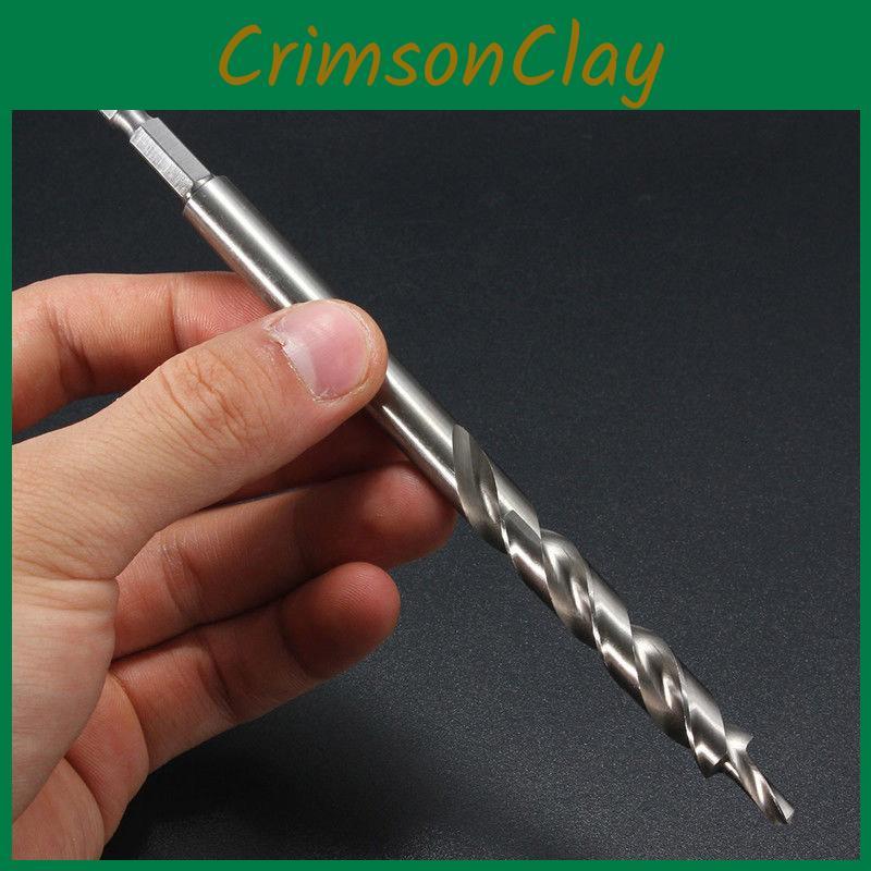 Ideal Gift 1pcs Twist Step Drill Bits Pocket Hole Jig Guide Hand Tools Round Hex Handle Set For Diy Enthusiasts
