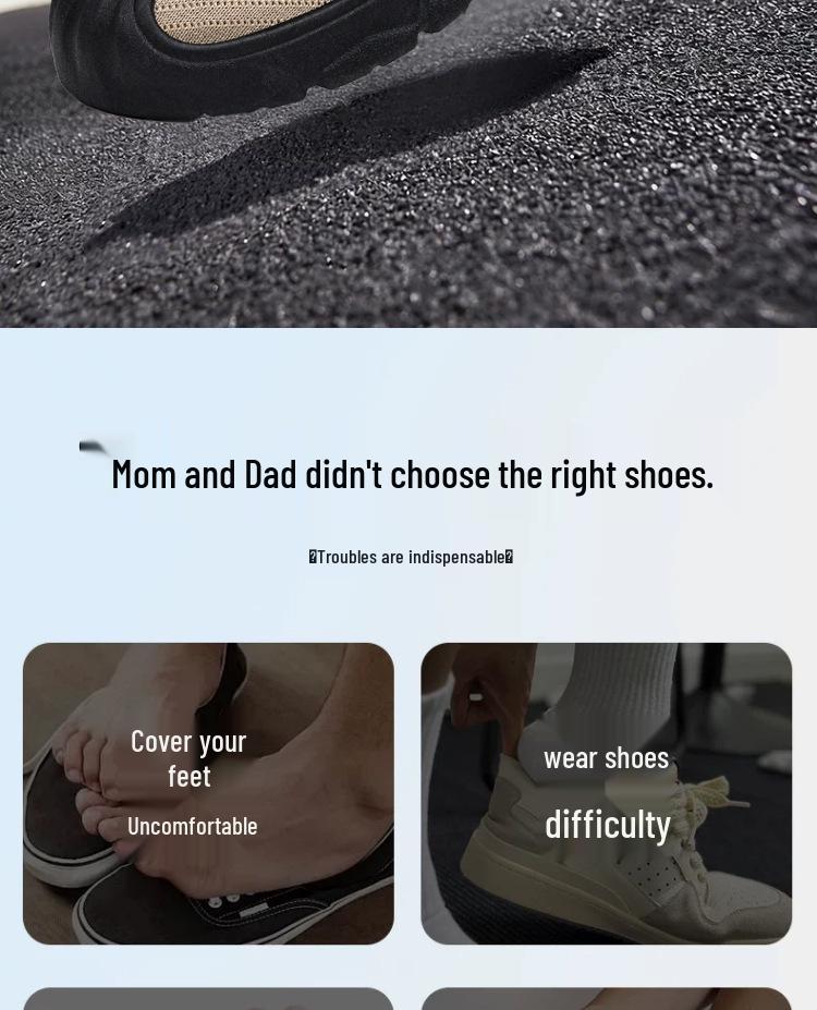 Men's Breathable Fly-Knit Slip-On Shoes - Lightweight, Casual & Comfortable for Driving