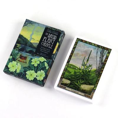 L'Oracolo delle Piante dei Druidi 36 Pezzi Carte: 10,4*7,3 cm Lavorare con la flora magica della tradizione dei druidi