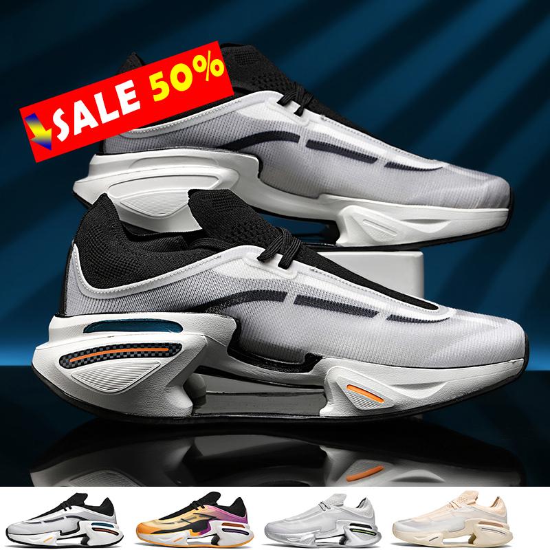 Couple Sports Shoes Women and Men Trendy Mesh Breathable Comfortable Casual Shoes Flat Soft Outdoor Lace-up Sneakers for Men