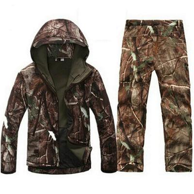 Military Tactical Uniform Softshell Camouflage Jacket Set Waterproof Huntingclothes Jackets Men 'S Military Jacket Suit Outwear