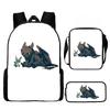 Lilo Unisex Kids Backpack Set Waterproof Oxford School Activities Outdoor