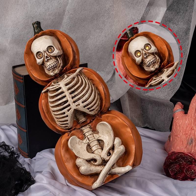 Ornament Halloween Pumpkin Luminous Creative Decoration Ancient Atmosphere Gift