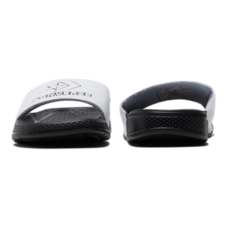 Converse Casual EVA Quick-Dry Slide Sandals Unisex Footwear Black White A03525C102