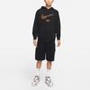 Nike Printed Knit Logo Pullover Hoodie for Men Black
