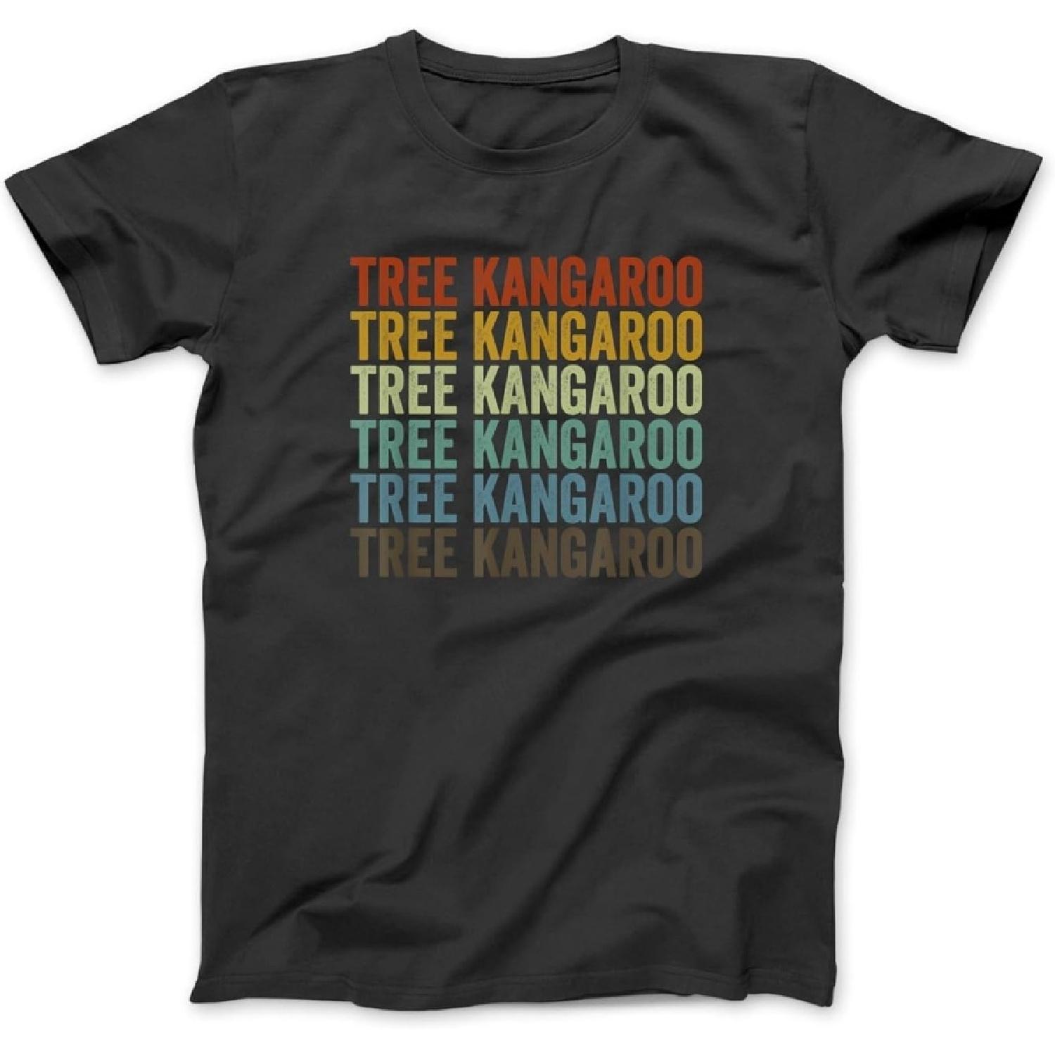 

Tree Kangaroo Retro T-Shirt Sweatshirt Hoodie for Men Women Kids Made in Canada Black XXXXXL різнокольоровий