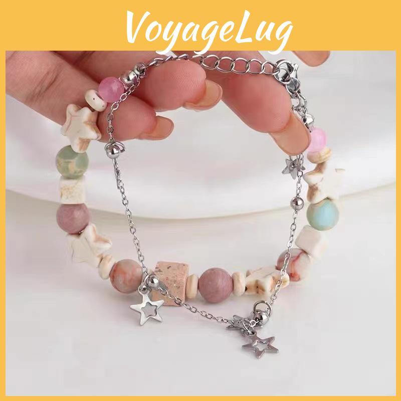 Fashionable Alloy Star Bracelet For Women Stylish Layered Design Friendship Beaded