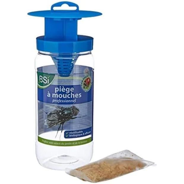 Bsi - piège à mouches - extérieur avec appât - attrape et digère jusqu'à 20 000 insectes