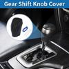 1pc Car Gear Shift Knob Cover for Toyota Camry 2018-2024 Black Blue Faux Leather