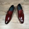 Whoholl Man Business Formal Social Shoe Male England Casual Loafers Black Cheap 2024 Autumn Men's Leather Dress Shoes Zapatos 48