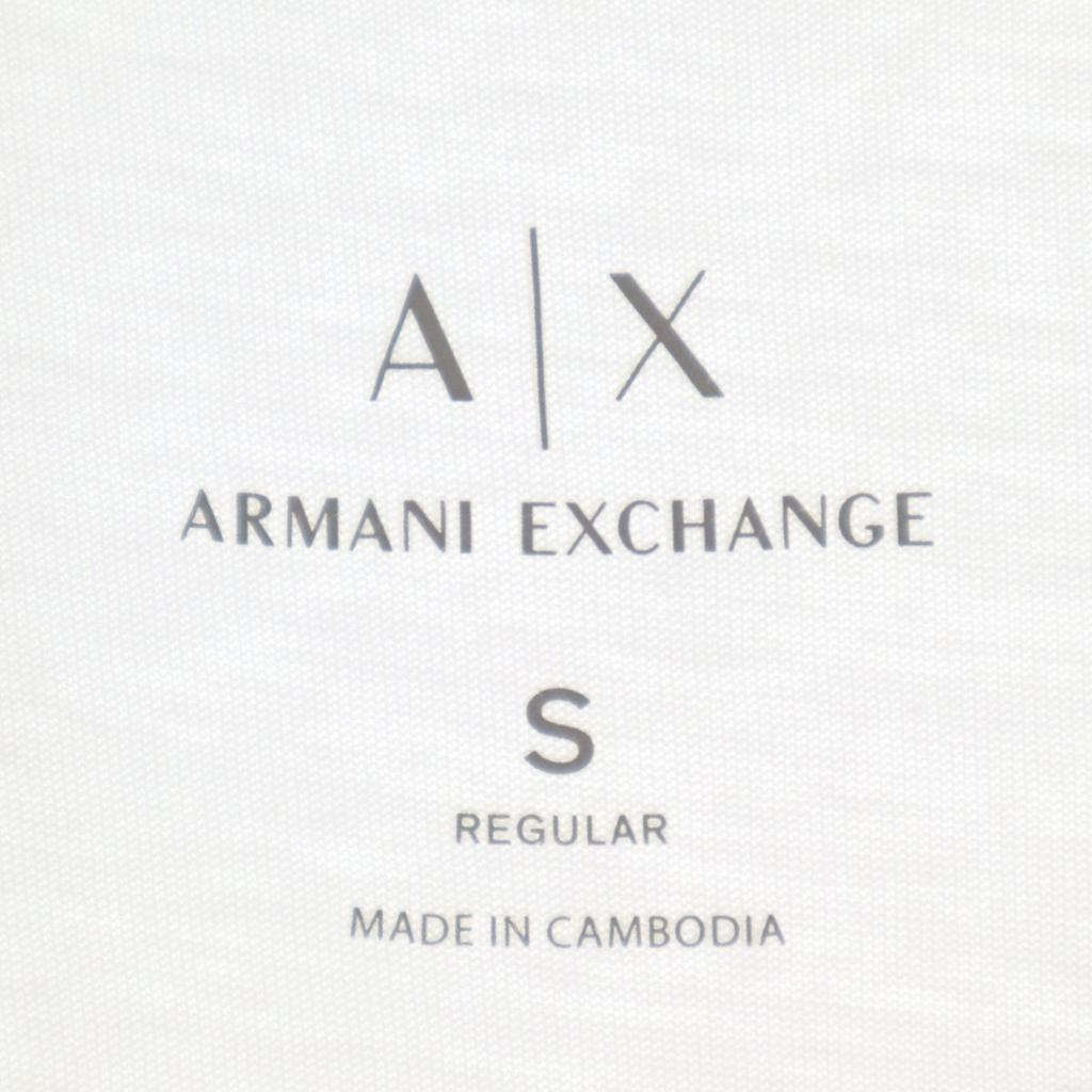 ARMANI EXCHANGE Photo print Short sleeve T-shirt S white Men's Used