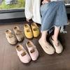 Thick Bottom Inner Height Increase Women's New Spring Baotou Half Slippers Women Wear Ugly Sandals