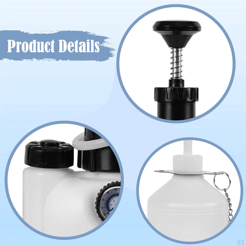 3 L Manual Brake Oil Bleeder Cylinder Adapter Long Hose Clutch Bleeding System Pressure