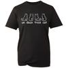 Un Deux Trois T-Shirt French Funny Cat Lover Graphic Top Unisex Men's Gift Tee