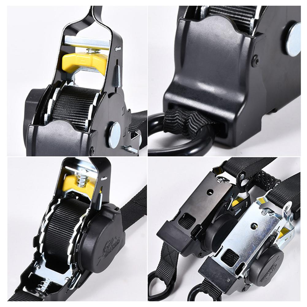 Cargo Tape With Hook,Heavy Duty Auto Retractable Ratchet Straps,Break Strength Automatic Telescopic Strap Tensioner,For Trailers
