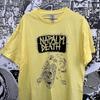 Napalm Death Yellow Cotton T Shirt  Unisex T-Shirt