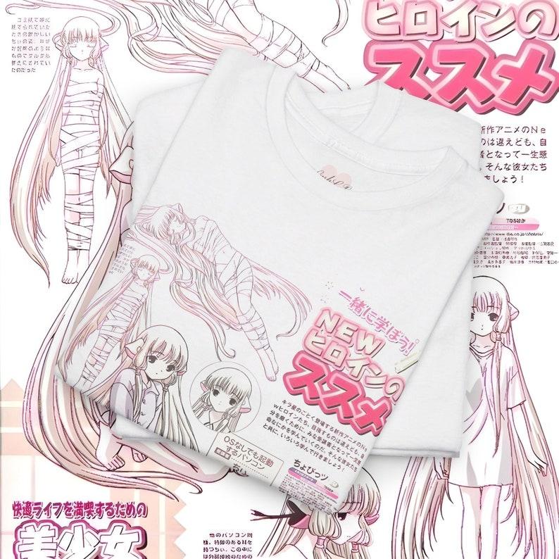 Anime Chobits T-Shirt  Graphic Tee For Her Gift For Anime Lover Shirt Women's T-Shirt  Girl Shirt Aesthetic