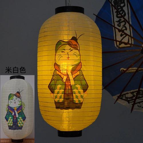 Japanese-style Lucky Cat Waterproof Lanterns Sake Izakaya Sushi Lamian Noodles Cuisine Restaurant Advertising Holiday Decorative