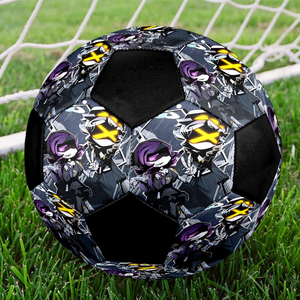 Murder Drones Theme Size 5 Soccer Ball, Suitable for Both Indoor and Outdoor Matches, a Gift Suitable for Everyone.