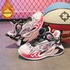 Fleece and Thickened Medium and Older Children's Sports Shoes 2025 Friction Basketball Shoes Two Cotton Autumn and Winter Sound Boys' Sports Shoes