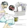 New Multifunction Electric Mini Sewing Machine Send Power Household Desktop With Led