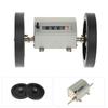 Digital 5-digit Rolling Wheel Counter 0- 9.9 Counting Range Roll Type Length Counter  . Speed 350 Rpm Rolling Wheel Measuring Counter with Reset f