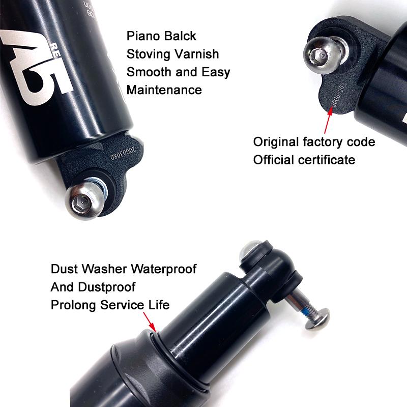 Amortiguadores Traseros Taiwan KS A5 RE/RR1 125/150/165/190 para Bicicleta de Montaña Amortiguador Trasero de Bicicleta Bicicleta de Montaña Amortiguador Trasero 150mm A5-RE