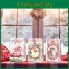 Christmas Food Candy Packaging Bags Holiday Party Decor With Adhesive Stickers