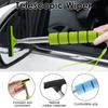 3Pcs Car Side Mirror Squeegee Retractable Car Rearview Mirror Wiper Mini Portable Telescopic Auto Mirror Squeegee Cleaner