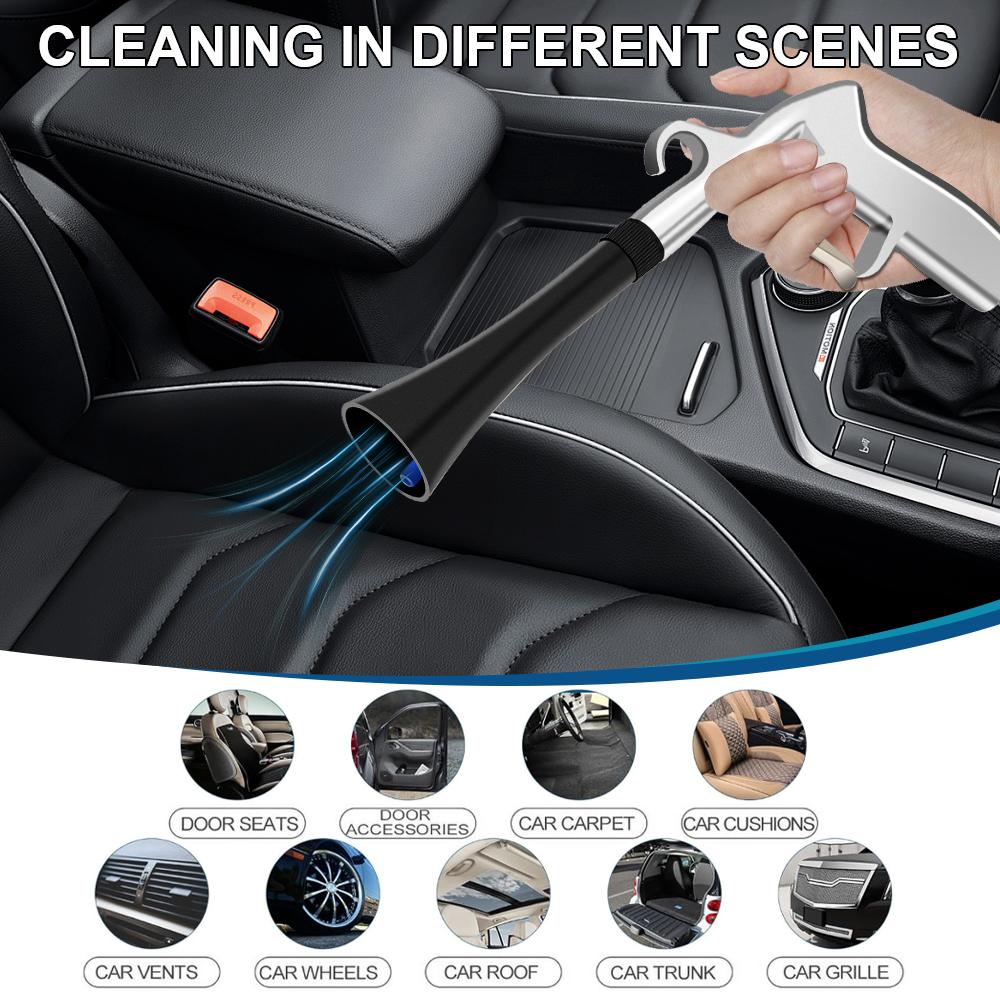 Dry Cleaning Dust Blowing Interior Detailing Cleaning Tool Auto Accessories JP Type High Pressure Car Wash Gun Tornador Air Blow