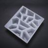 Poppy DIY Irregular Stone Crystal Resin Faceted Jewelry Mold for Tabletop Decoration