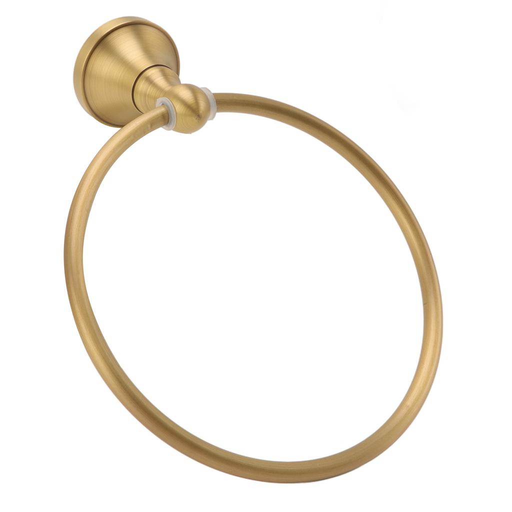 Wall Mounted Towel Ring Heavy Duty Antique Brass Towel Holder for Bathroom Accessories