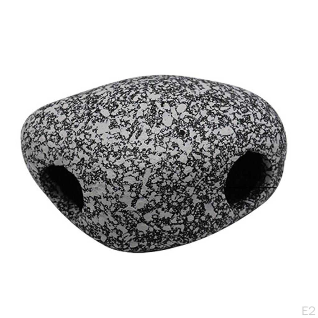 Ceramics Aquarium Cave Rock Hideout Fish Tank Play Rest for Cichlid Hiding Breeding Spawning