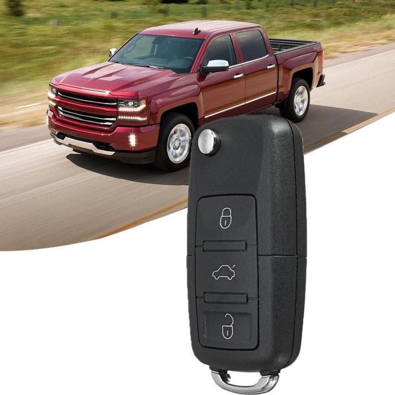 Car Key Replacement Case For Volkswagen B5 Car Remote Key Flip Folding Key Shell 3 Buttons