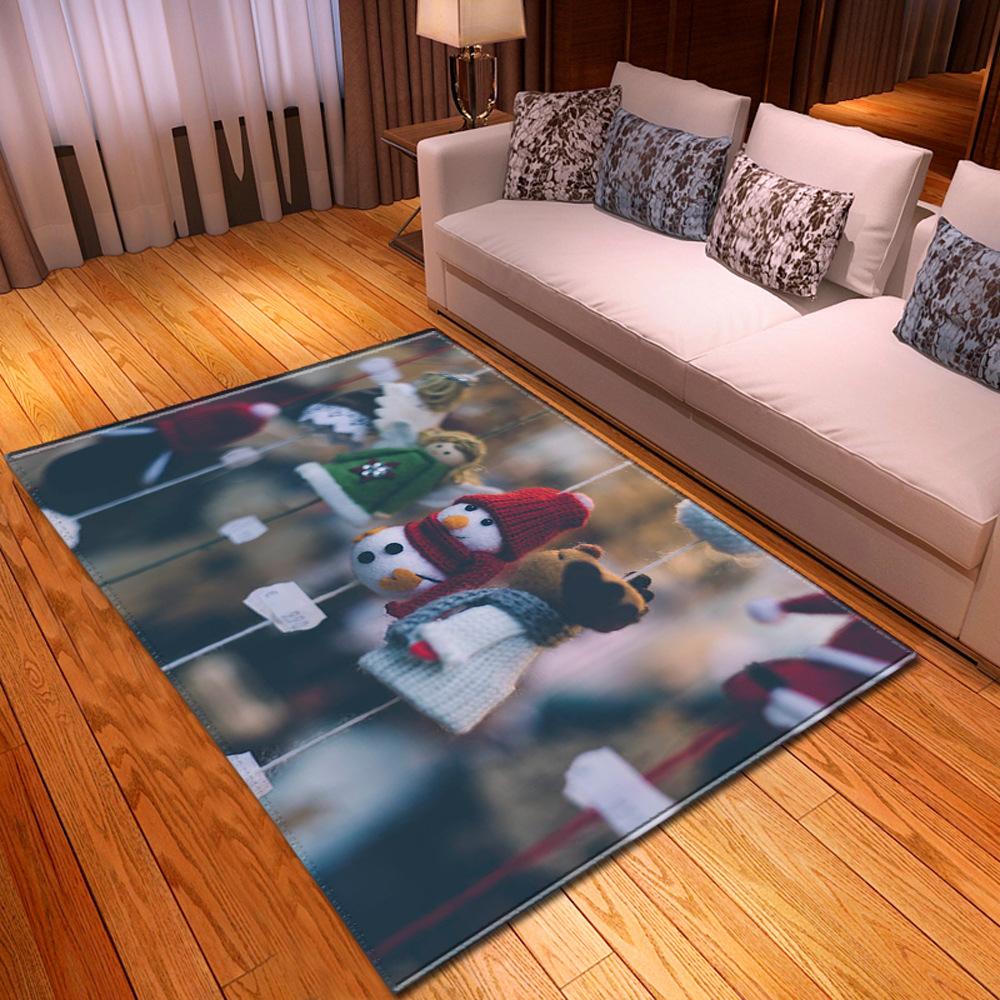 Christmas Living Room Floor Mat Bedroom Dining Room Carpet Carpet Doormat