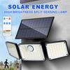Solar-Wandleuchte 164/74LED 103COB Bewegungssensor Außenleuchten IP44 Wasserdichte Solarbetriebene Gartenleuchten für Hof Eingang Weg Hof 3 Modi