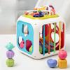 Sorting Game Activity Cube Colorful Blocks Educational Sensory Toy Montessori Toy  Birth Gift