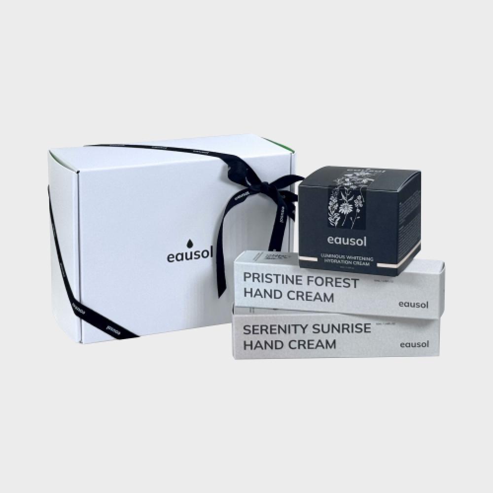 Eausol Luminous Whitening Hydration Cream   Hand Cream 1 Set
