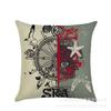 Sailing Marine Element Polyester Pillowcase Sofa Cushion Waist Pillowcase Home