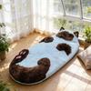 Sac de couchage en peluche en forme de chat Enveloppe Sacs de couchage mignons pour le camping pour adultes Nuits en camping et détente à la maison