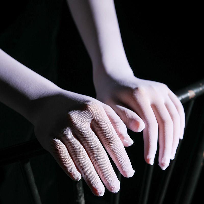 

Ultra-Thin Seamless Bridal Wedding Transparent Stockings Gloves White One size