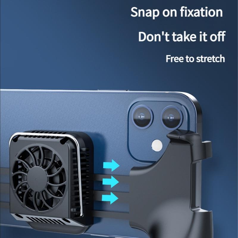 Wiederaufladbarer Gaming-Controller mit Doppelfunktion und thermoelektrischem Telefonkühlsystem verhindert Überhitzung während des Spielens