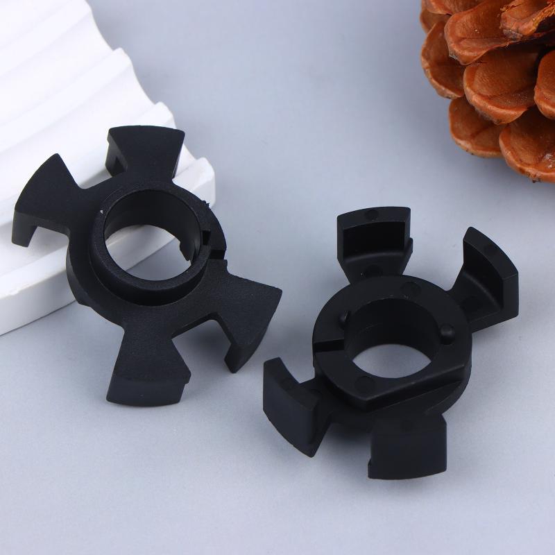 1Pair H1 Led Headlight Bulbs Adapter Base Holder Socket Retainer Clip For High Beams Base Retainer Black Abs