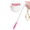 Yousheng 1 Set Eyelash Brush with Rhinestone Buckle Fashion Special Pipe Cosmetic Tool Plastic Faux Crystal Eyelash Brush for Female
