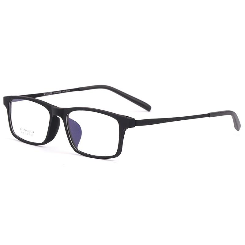 

New Pure Titanium Eyeglasses Frame Tr Myopia Glasses Frame Ultralight Comfortable Young Full Frame Optical Prescription Glasses