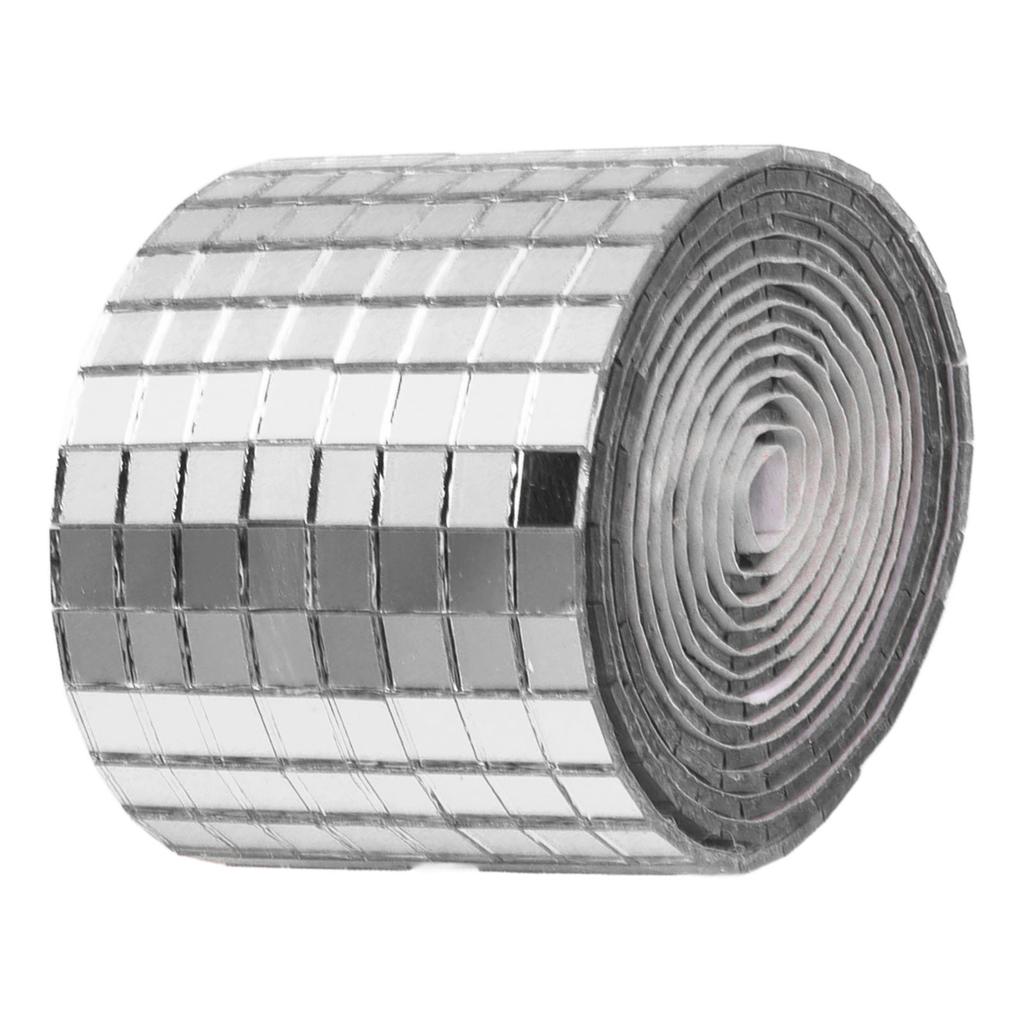 1600Pcs Self Adhesive Mirror Mosaic Sheet Adhesive Mosaic Square Glass Tile Sticker for Home