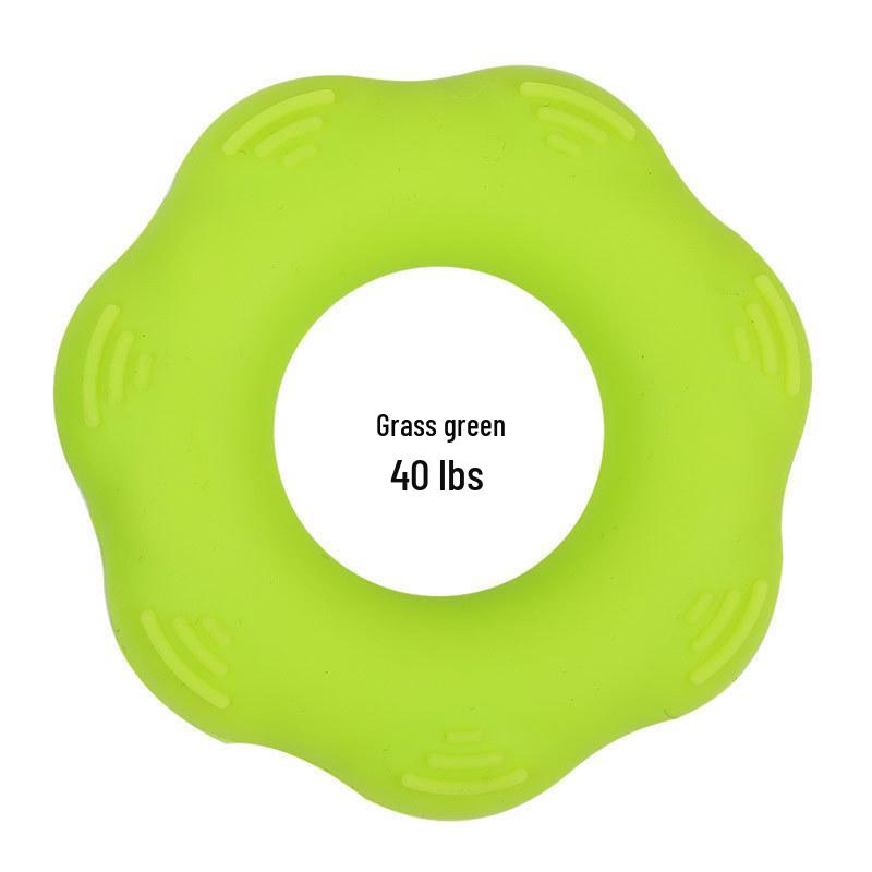 Creative Silicone Gear Ring Hand Exerciser with Massage Dots