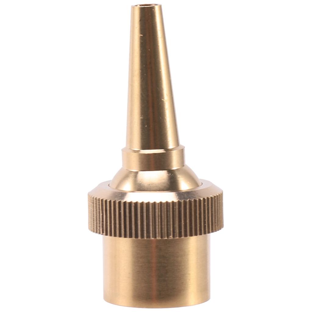 A84X-40Pcs 1/2 Inch DN15 Brass Jet Straight Adjustable Fountain Water Spray Nozzles Pool Nozzles Garden Landscape Decoration