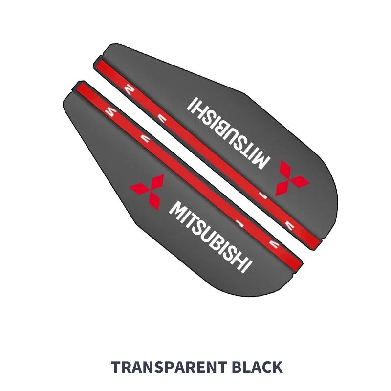2 ks Obočí deštníku zpětného zrcátka do auta Vodotěsný kryt Stříška Pro Mitsubishi Lancer Mirage Pajero Asx 10 Outlander 3 l200